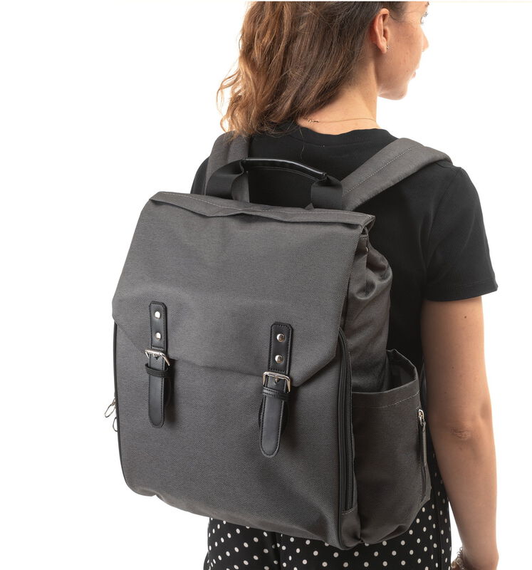 New Diaper Bag Dark Grey image number 3